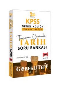 2022 KPSS Genel Kültür Tüm Adaylar İçin Göbeklitepe Serisi Tamamı Çözümlü Tarih Soru Bankası kitap kapağı