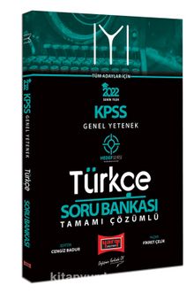 2022 KPSS Lisans Genel Yetenek Tüm Adaylar İçin Hedef Serisi IYI Tamamı Çözümlü Türkçe Soru Bankası kitap kapağı