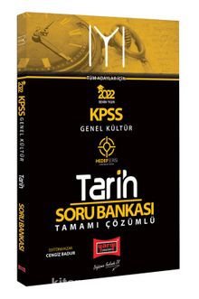2022 KPSS Hedef Serisi IYI Genel Kültür Tarih Tamamı Çözümlü Soru Bankası kitap kapağı