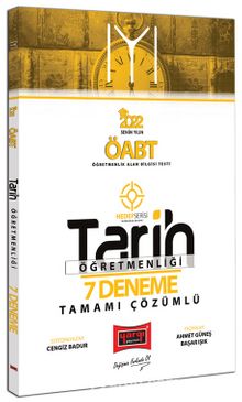 2022 ÖABT IYI Hedef Serisi Tarih Öğretmenliği Tamamı Çözümlü 7 Deneme kitap kapağı