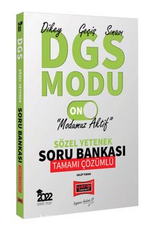 2022 DGS Modu Sözel Yetenek Tamamı Çözümlü Soru Bankası kitap kapağı