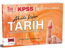 2022 KPSS Lise Ön Lisans Akılda Kalan Tarih Tamamı Çözümlü İlaveli 5 Deneme kitap kapağı
