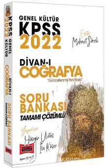 2022 KPSS Genel Kültür Divan-ı Coğrafya Tamamı Çözümlü Soru Bankası kitap kapağı