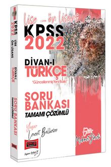 2022 KPSS Lise Ön Lisans Divanı Türkçe Tamamı Çözümlü Soru Bankası kitap kapağı