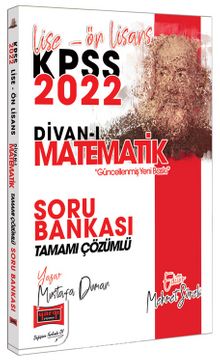 2022 KPSS Lise Ön Lisans Divan-ı Matematik Tamamı Çözümlü Soru Bankası kitap kapağı