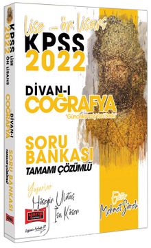2022 KPSS Lise Ön Lisans Divanı Coğrafya Tamamı Çözümlü Soru Bankası kitap kapağı