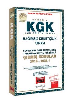 2022 Yeni Nesil KGK Bağımsız Denetçilik Sınavı Konularına Göre Düzenlenmiş Tamamı Ayrıntılı Çözümlü Çıkmış Sorular 2. Baskı kitap kapağı