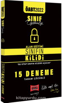 2022 ÖABT Sınıf Öğretmenliği Sınıfın Kilidi Tamamı Çözümlü 15 Deneme kitap kapağı