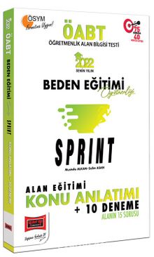 2022 ÖABT Beden Eğitimi Öğretmenliği Sprint Alan Eğitimi Tamamı Çözümlü Konu Anlatımı +10 Deneme kitap kapağı