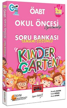 2022 ÖABT Okul Öncesi Öğretmenliği Kindergarten Tamamı Çözümlü Soru Bankası kitap kapağı