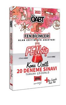 2022 ÖABT Fen Bilimleri Fenotip Tamamı Çözümlü Konu Özetli 20 Deneme Sınavı kitap kapağı
