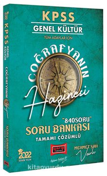 2022 KPSS Genel Kültür Tüm Adaylar İçin Coğrafyanın Hazinesi Tamamı Çözümlü Soru Bankası 840 Soru kitap kapağı