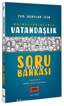 2022 KPSS Genel Kültür Tüm Adaylar İçin Hücrelendirilmiş Vatandaşlık Soru Bankası kitap kapağı