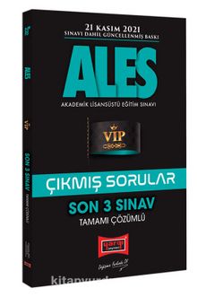 ALES Son 3 Sınav Tamamı Çözümlü Çıkmış Sorular kitap kapağı