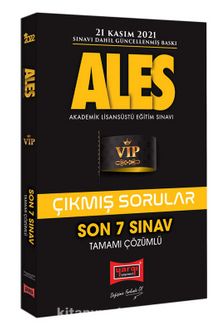 ALES Son 7 Sınav Tamamı Çözümlü Çıkmış Sorular kitap kapağı