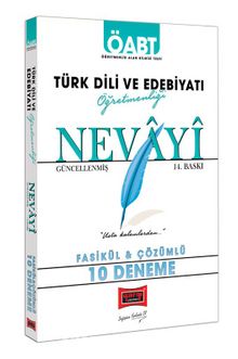 ÖABT Nevayi Türk Dili ve Edebiyatı Öğretmenliği Fasikül Çözümlü 10 Deneme kitap kapağı