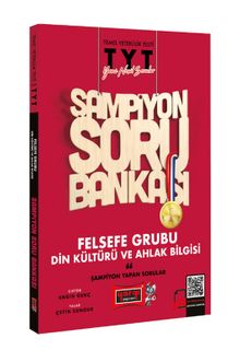 2022 TYT Felsefe Grubu Din Kültürü ve Ahlak Bilgisi Şampiyon Soru Bankası kitap kapağı