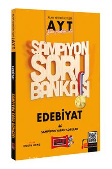 2022 AYT Şampiyon Edebiyat Soru Bankası kitap kapağı