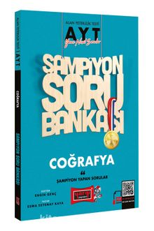 2022 AYT Şampiyon Coğrafya Soru Bankası kitap kapağı
