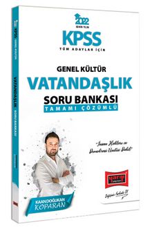 2022 KPSS Genel Kültür Tamamı Çözümlü Vatandaşlık Soru Bankası kitap kapağı