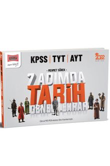 2022 KPSS TYT AYT 7 Adımda Tarih Deneme Tekrar kitap kapağı
