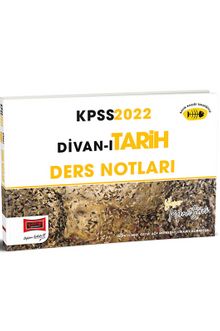 2022 KPSS Divan-ı Tarih Ders Notları kitap kapağı
