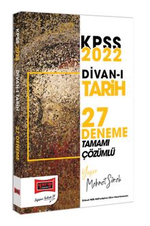 2022 KPSS Divan-ı Tarih Tamamı Çözümlü 27 Deneme kitap kapağı