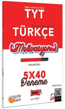 TYT Motivasyon Denemeleri 5x40 Türkçe Denemesi kitap kapağı