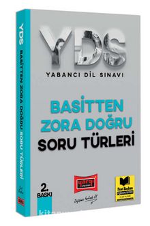 YDS Basitten Zora Doğru Soru Türleri kitap kapağı