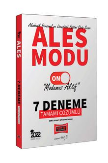 2022 ALES Modu Tamamı Çözümlü 7 Deneme kitap kapağı