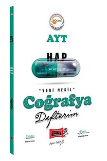 AYT Hap Coğrafya Defterim kitap kapağı