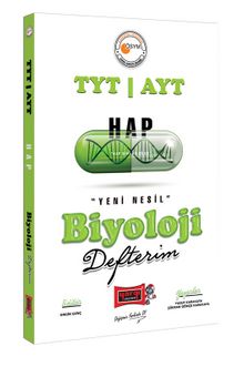 TYT AYT Hap Biyoloji Defterim kitap kapağı