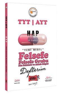 TYT AYT Hap Felsefe Defterim kitap kapağı