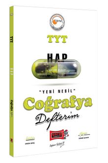 TYT Hap Coğrafya Defterim kitap kapağı