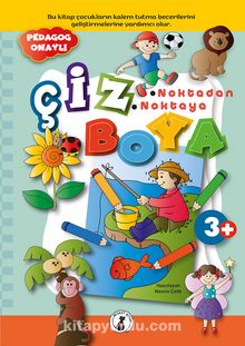 Noktadan Noktaya Çiz Boya kitap kapağı