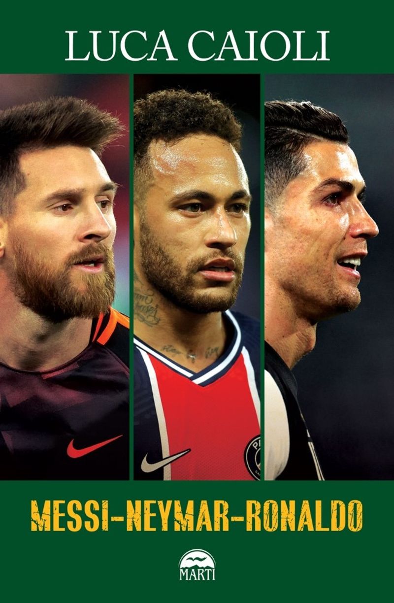 Messi-Neymar-Ronaldo kitap kapağı