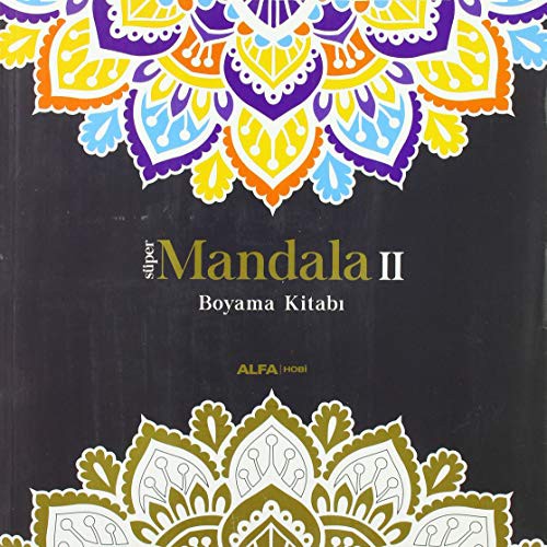 Süper Mandala Boyama Kitabı 2 kitap kapağı