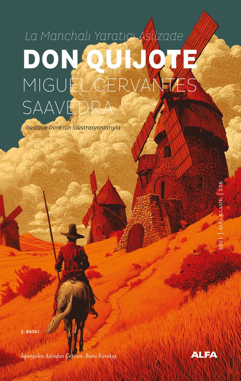 La Manchalı Yaratıcı Asilzade Don Quijote (Ciltli) kitap kapağı