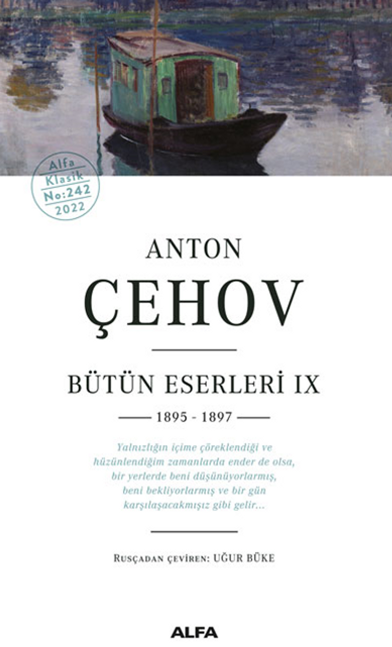 Anton Çehov Bütün Eserleri IX 1895 -1897 kitap kapağı