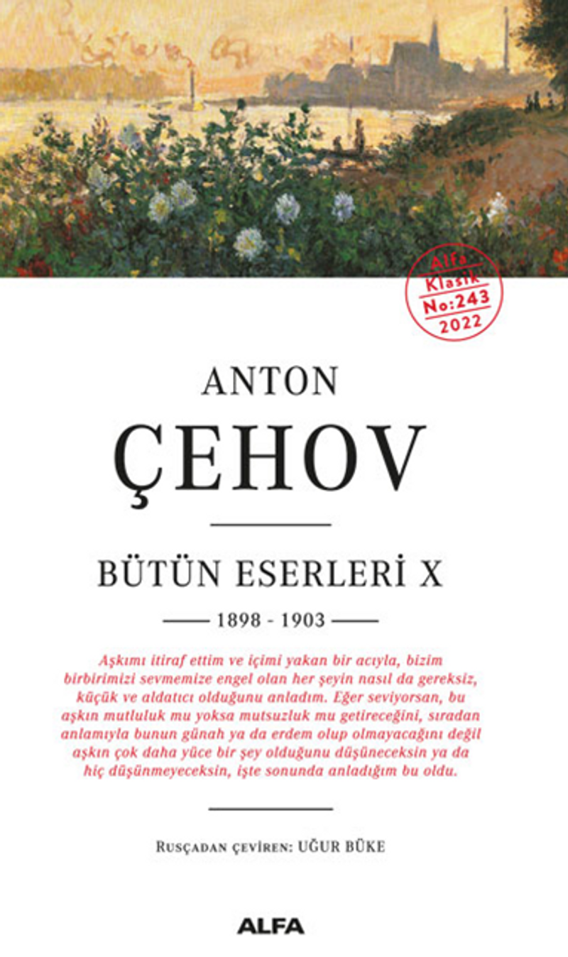 Anton Çehov Bütün Eserleri X 1898-1903 kitap kapağı