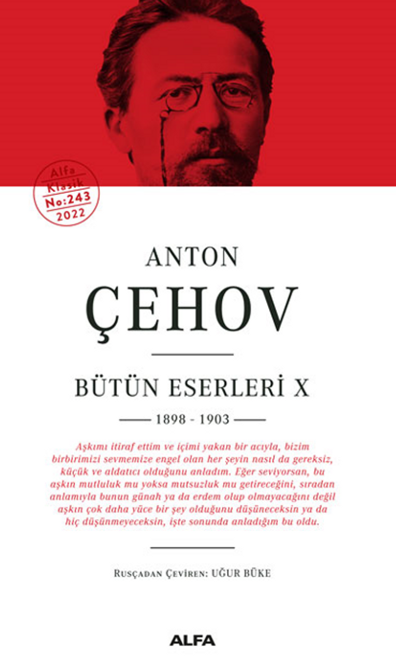 Anton Çehov Bütün Eserleri X 1898-1903 ( Ciltli ) kitap kapağı