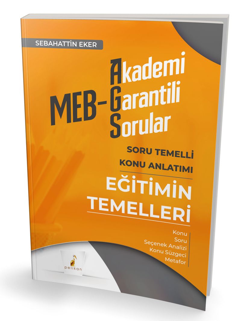 MEB - AGS Eğitimin Temelleri Soru Temelli Konu Anlatımı kitap kapağı
