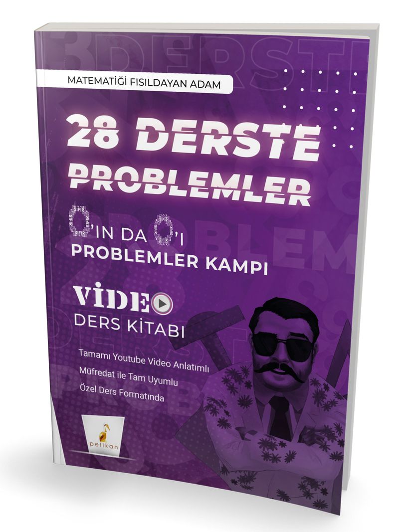 0'ın da 0'ı 28 Derste Problemler Kampı Video Ders Kitabı kitap kapağı