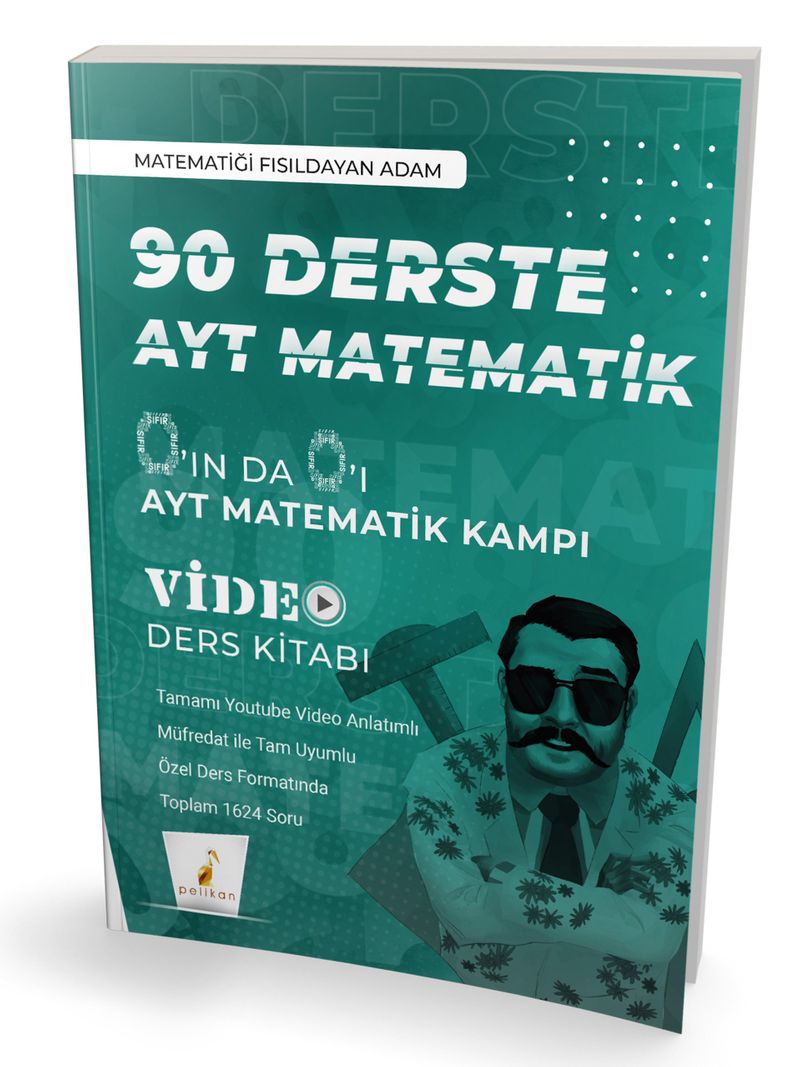 0'ın da 0'ı 90 Derste AYT Matematik Kampı Video Ders Kitabı kitap kapağı