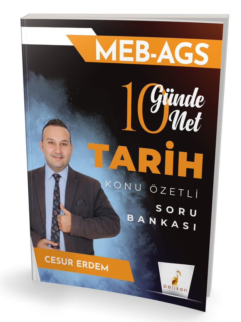 MEB - AGS 10 Günde 10 Net Tarih Konu Özetli Soru Bankası kitap kapağı