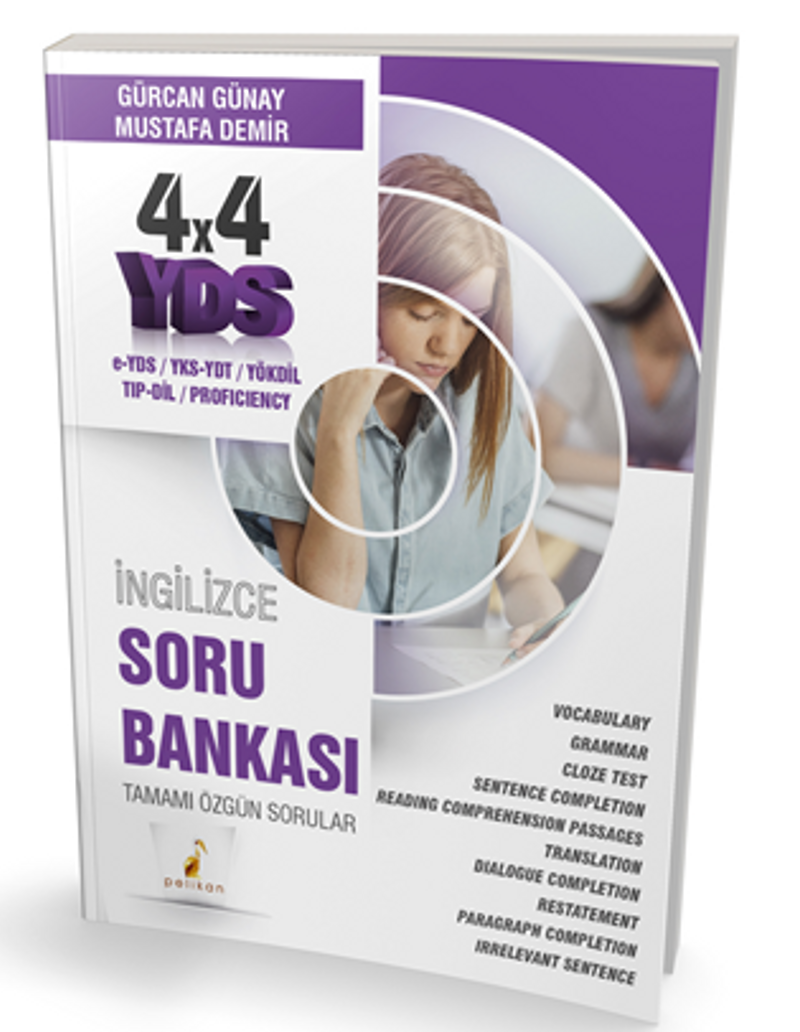 4x4 YDS İngilizce Soru Bankası kitap kapağı