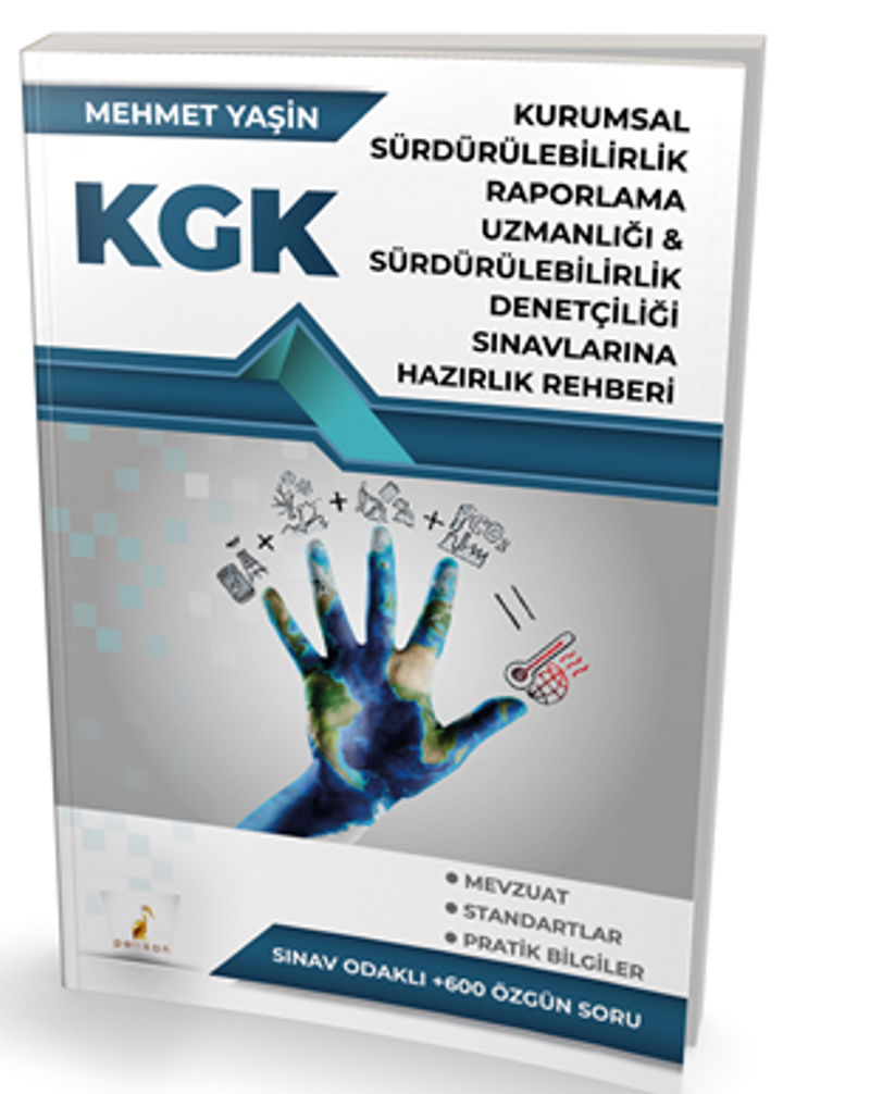KGK Kurumsal Sürdürülebilirlik Raporlama Uzmanlığı Sürdürülebilirlik Denetçiliği Sınavlarına Hazırlık Rehberi kitap kapağı