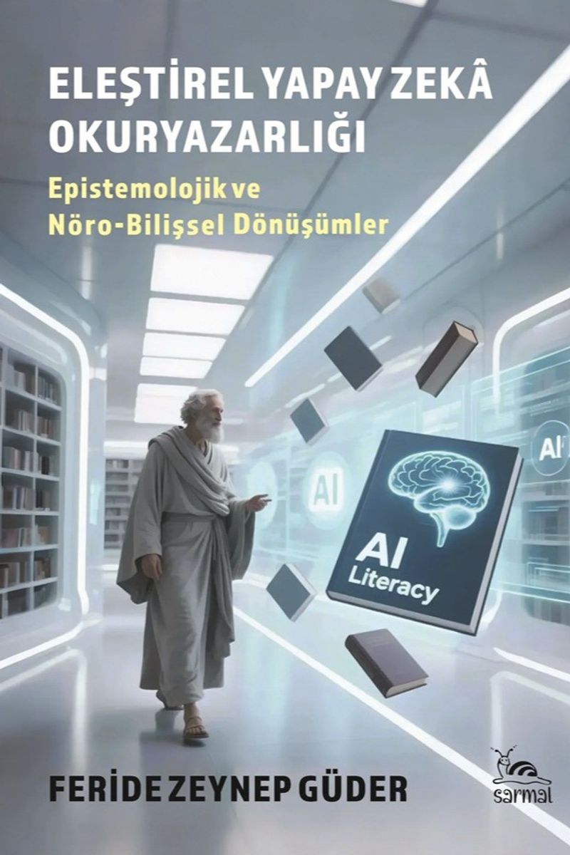 Eleştirel Yapay Zeka Okuryazarlığı Epistemolojik ve Nöro-Bilişsel Dönüşümler kitap kapağı