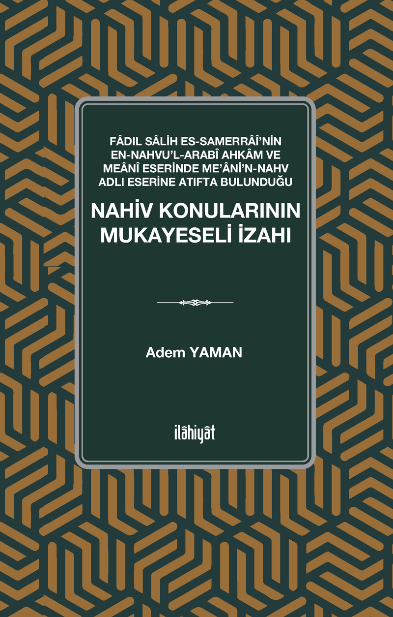 Nahiv Konularının Mukayeseli İzahı kitap kapağı