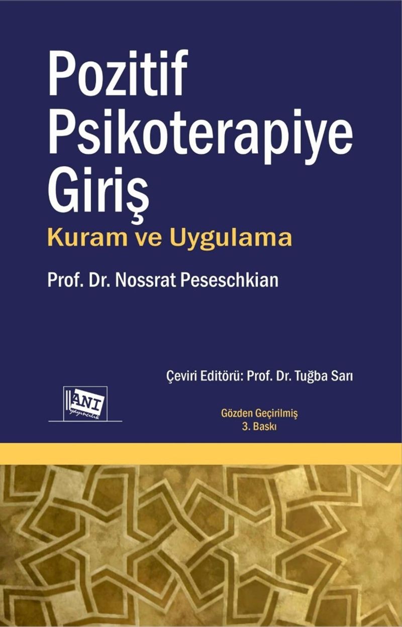 Pozitif Psikoterapiye Giriş Kuram ve Uygulama kitap kapağı